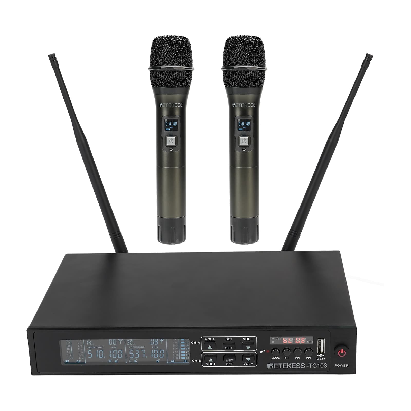 Retekess TC103 Multimedia-Funkmikrofon für Kirche und Konferenz