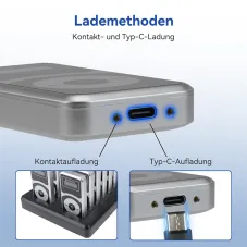 T130P T131P Audioguide-System für Tourismus, Fabrik, Konferenz, Kirche, Schule mit 16-fach Ladestation