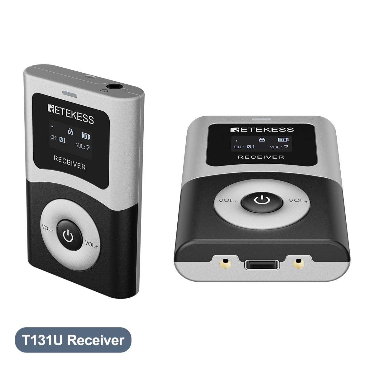 Der drahtlose Empfänger des Tourguidesystems T131U eignet sich für Tourguides, Fabriken, Kirchen und ähnliche Orte und verfügt über eine Rauschunterdrückungsfunktion