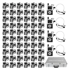 T130U T131U Störungsarmes UHF Personenführungsanlage für Führungen mit Ladekoffer