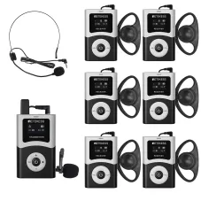 T130U T131U UHF Personenführungsanlage Tourguide System für Betriebsbesichtigungen, Tourismus, Sakralbauten und Konferenzen