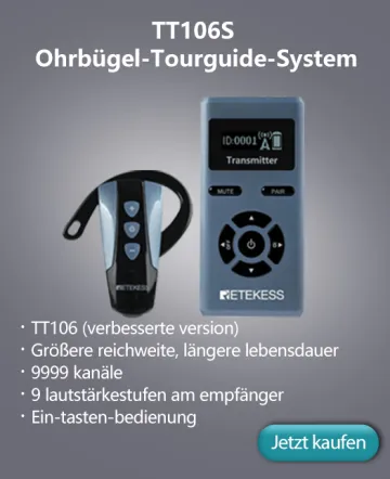 TT106S Ohrbügel-Tourguide-System