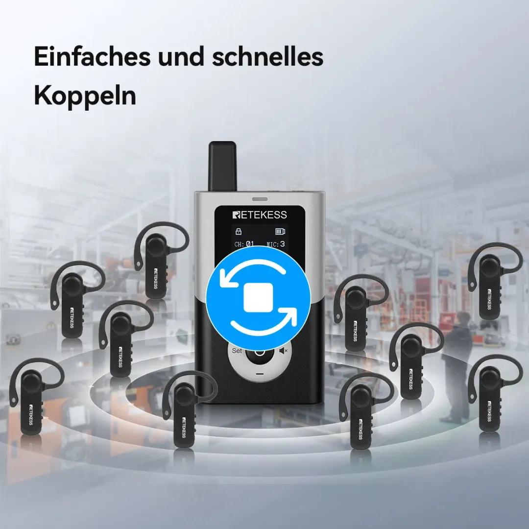 Schnelle Kopplung beim Tourguide-System