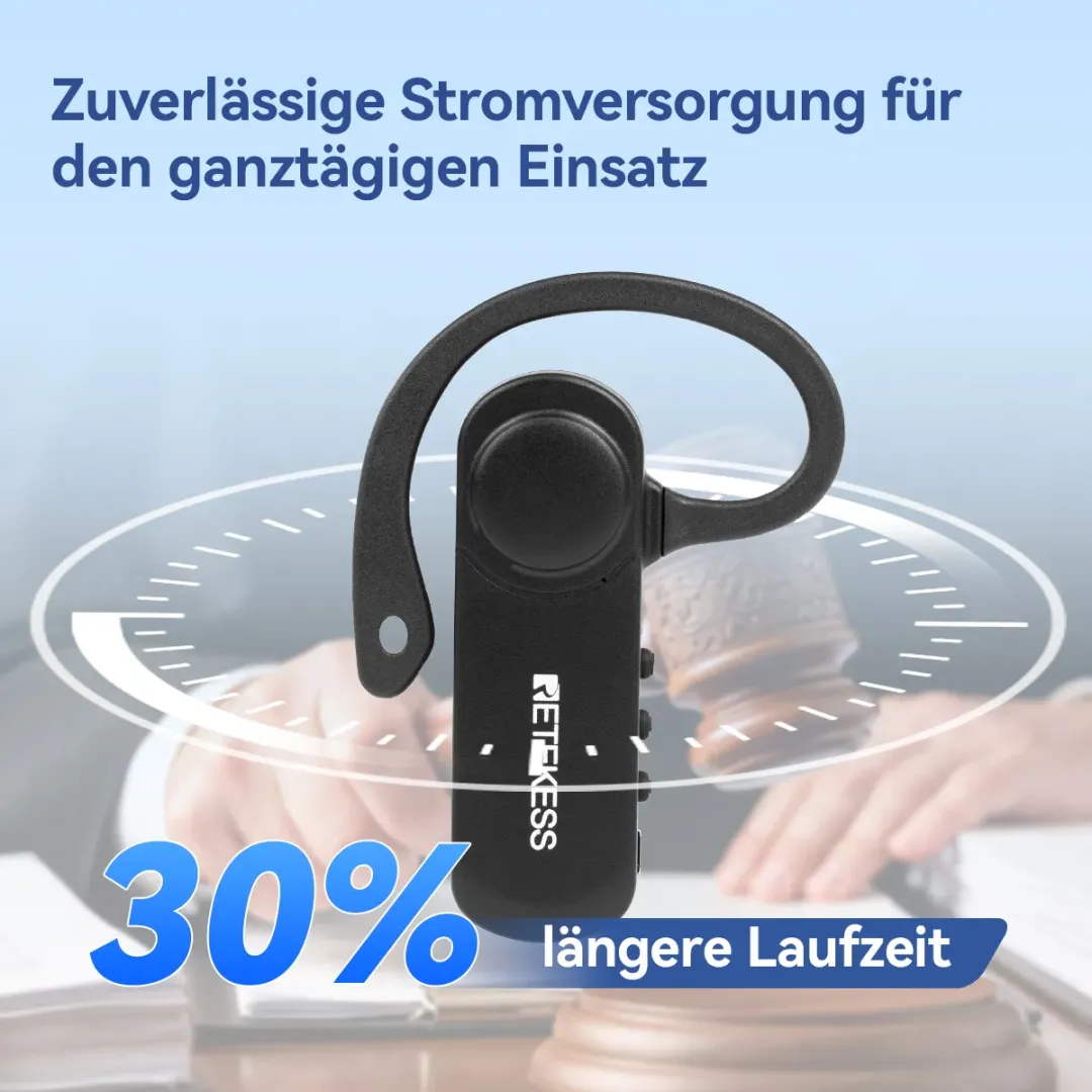 Open-Ear Empf&auml;nger mit langer Laufzeit