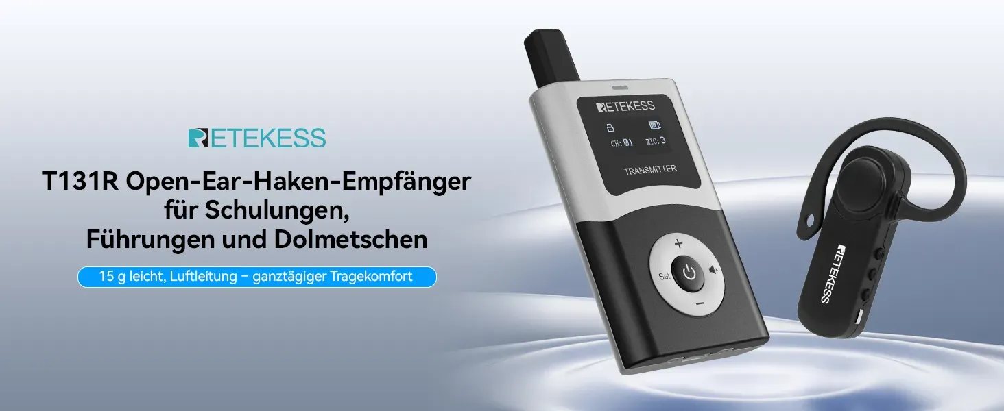 Open-Ear Funkempf&auml;nger Produktansicht