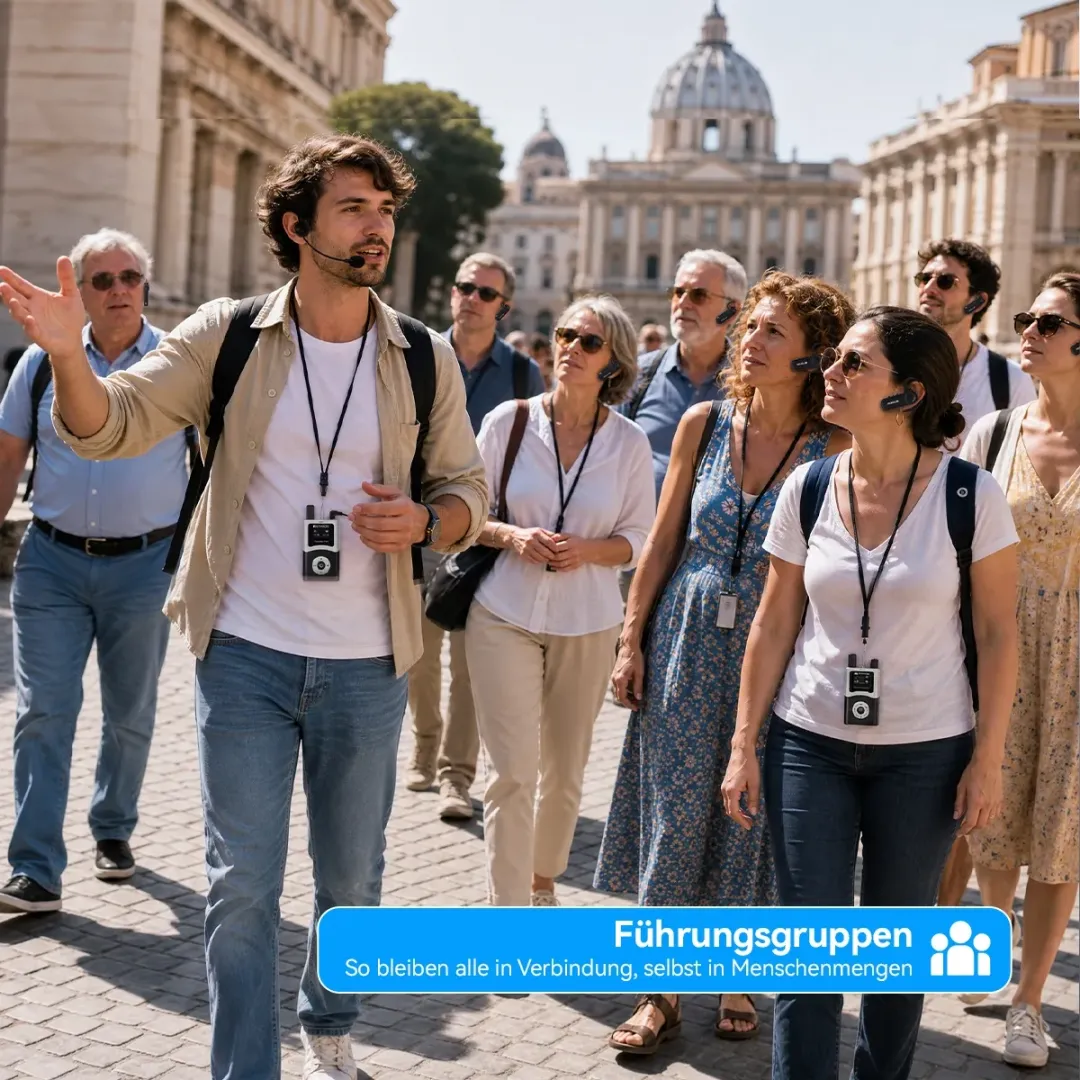 Tourguide-System f&uuml;r F&uuml;hrungsgruppen