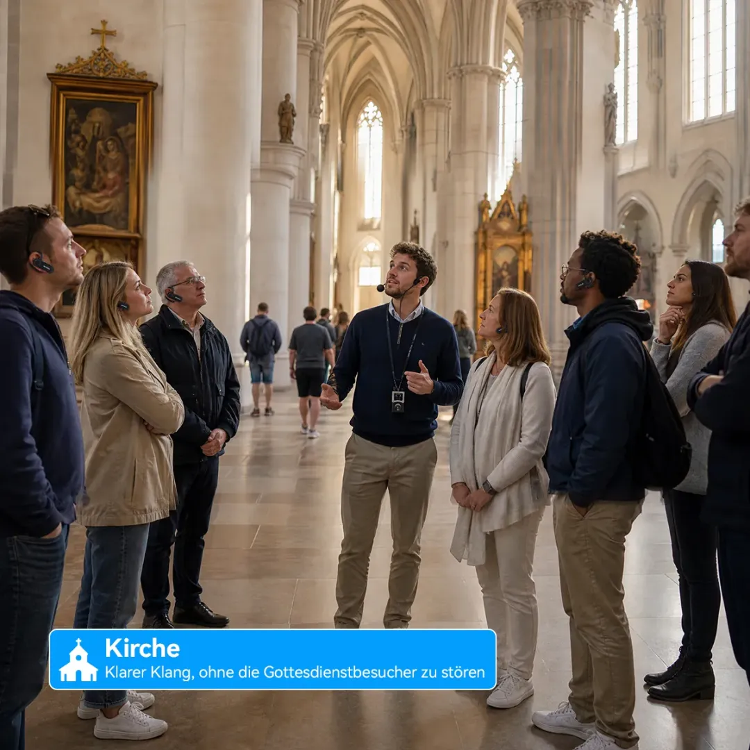 Tourguide-System f&uuml;r Kirchenveranstaltungen