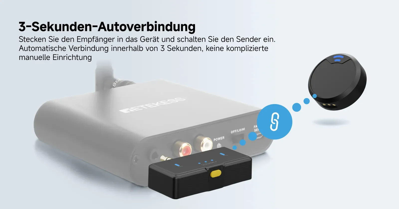 3,5 mm TRS Plug and Play Funkmikrofon