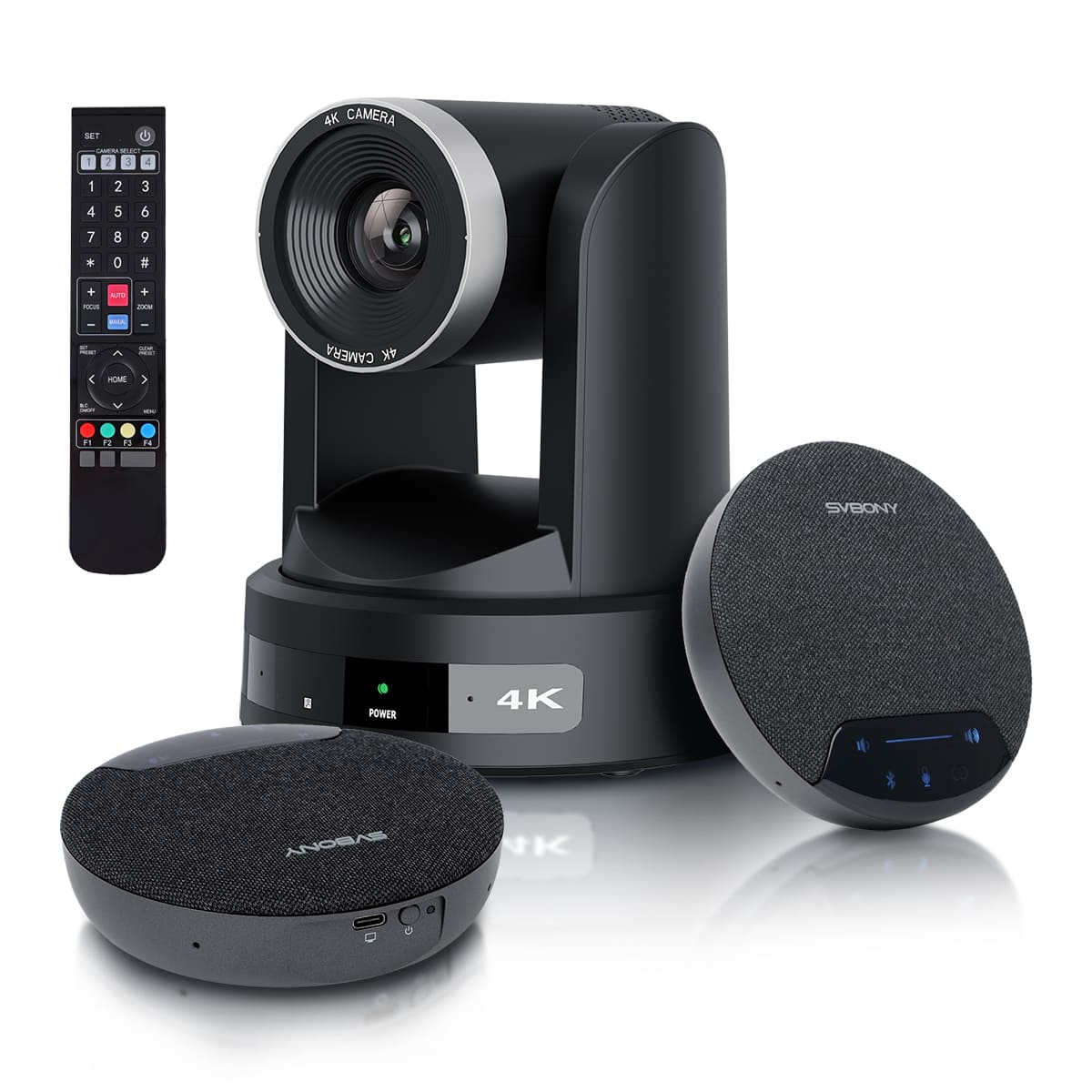 Retekess SVN A5 4K AI-PTZ-Videokonferenzsystem mit 10-fachem Optischen Zoom & KI-Personenverfolgung
