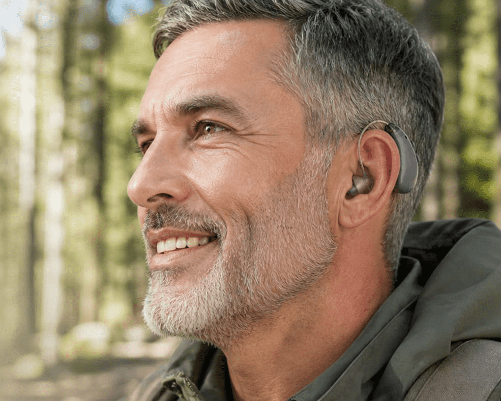 TE105 IP68 Waterproof RIC Bluetooth Hearing Aid with Intelligent Sound Tracking