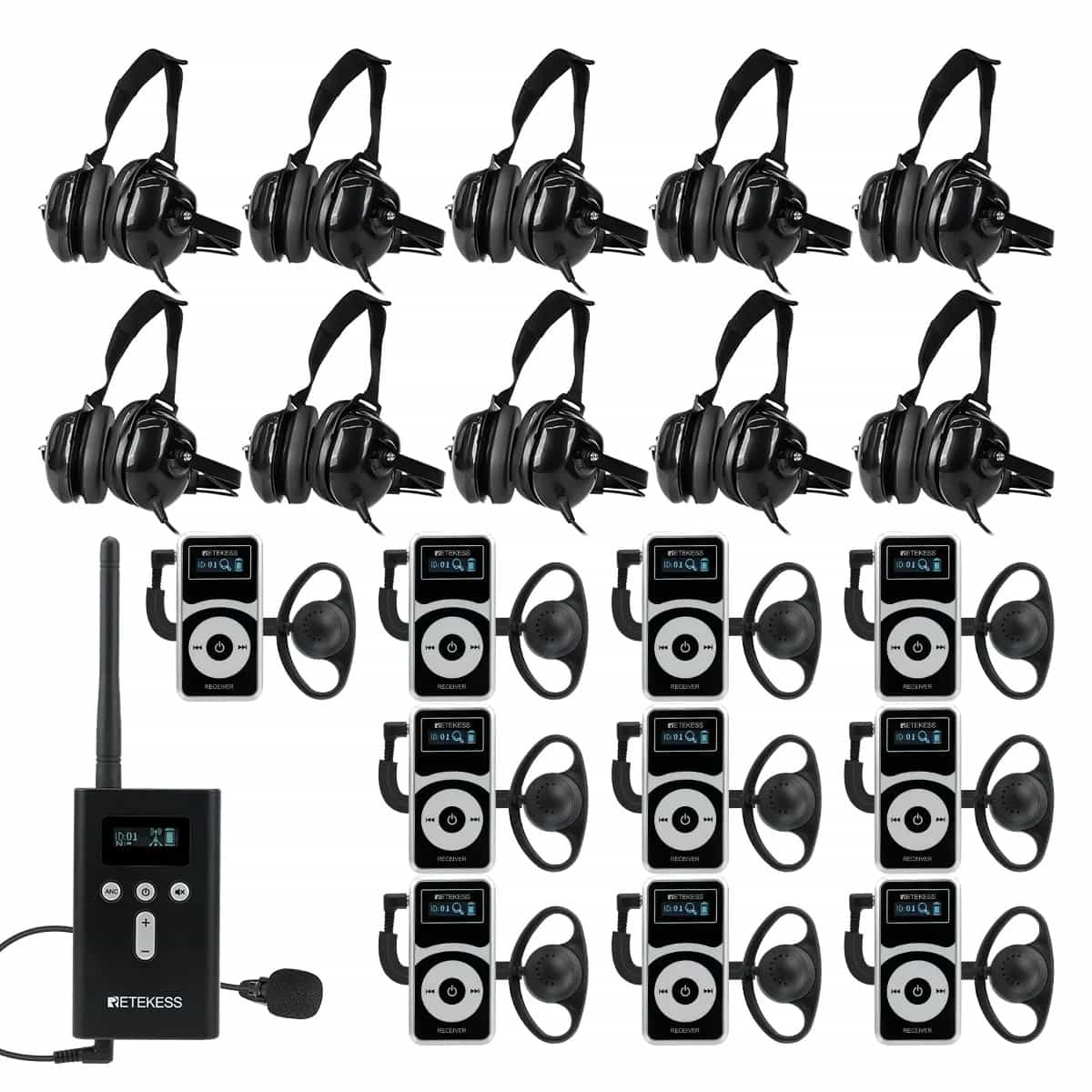 T130P TT034 Wireless Tour Headsets Factory Noise Reduction Headphones​ Dual Noise Reduction Solutions