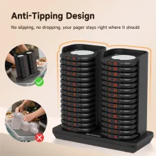 Retekess TD186 Stackable Anti-Tip Restaurant Coaster Paging System