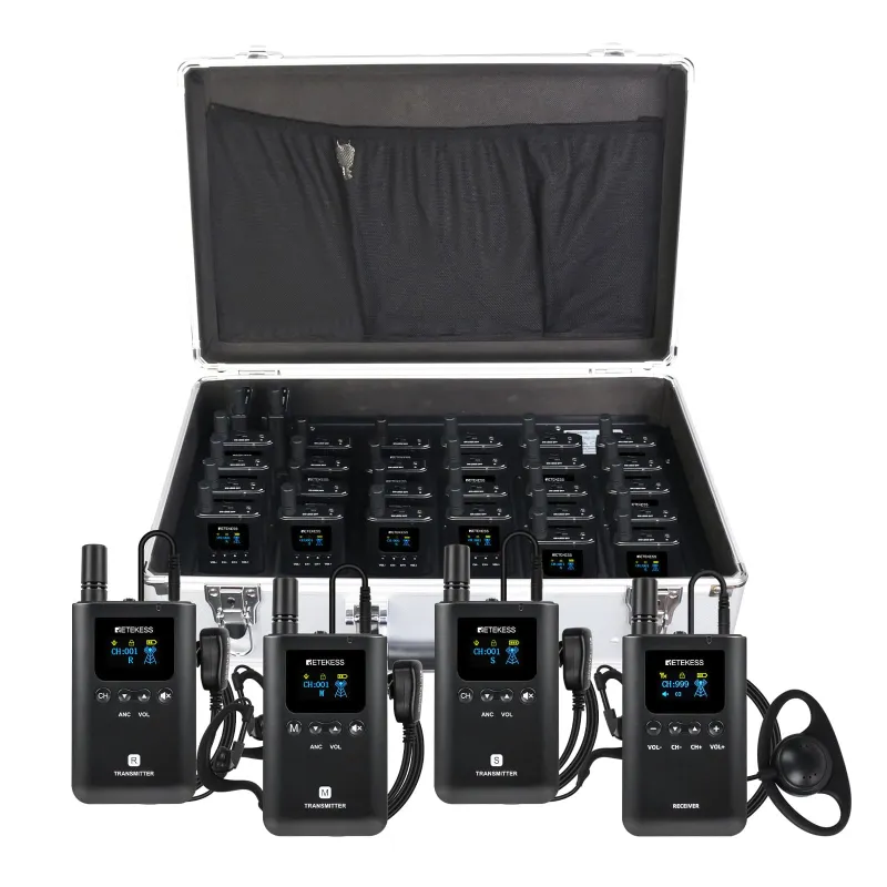 TT129 Wireless Full-Duplex Communication System Supports Simultaneous Speaking for Three People for Conferences