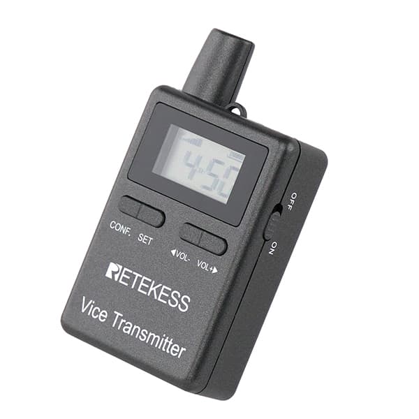 Retekess TT105 Wireless Horse Instruction System Main Transmitter and Vice Transmitter