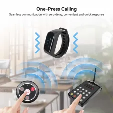 Retekess Waiter Calling System TD154 Kitchen Paging Waiter System With T117 Service Call Button for Customer Restaurant Service Paging Solution