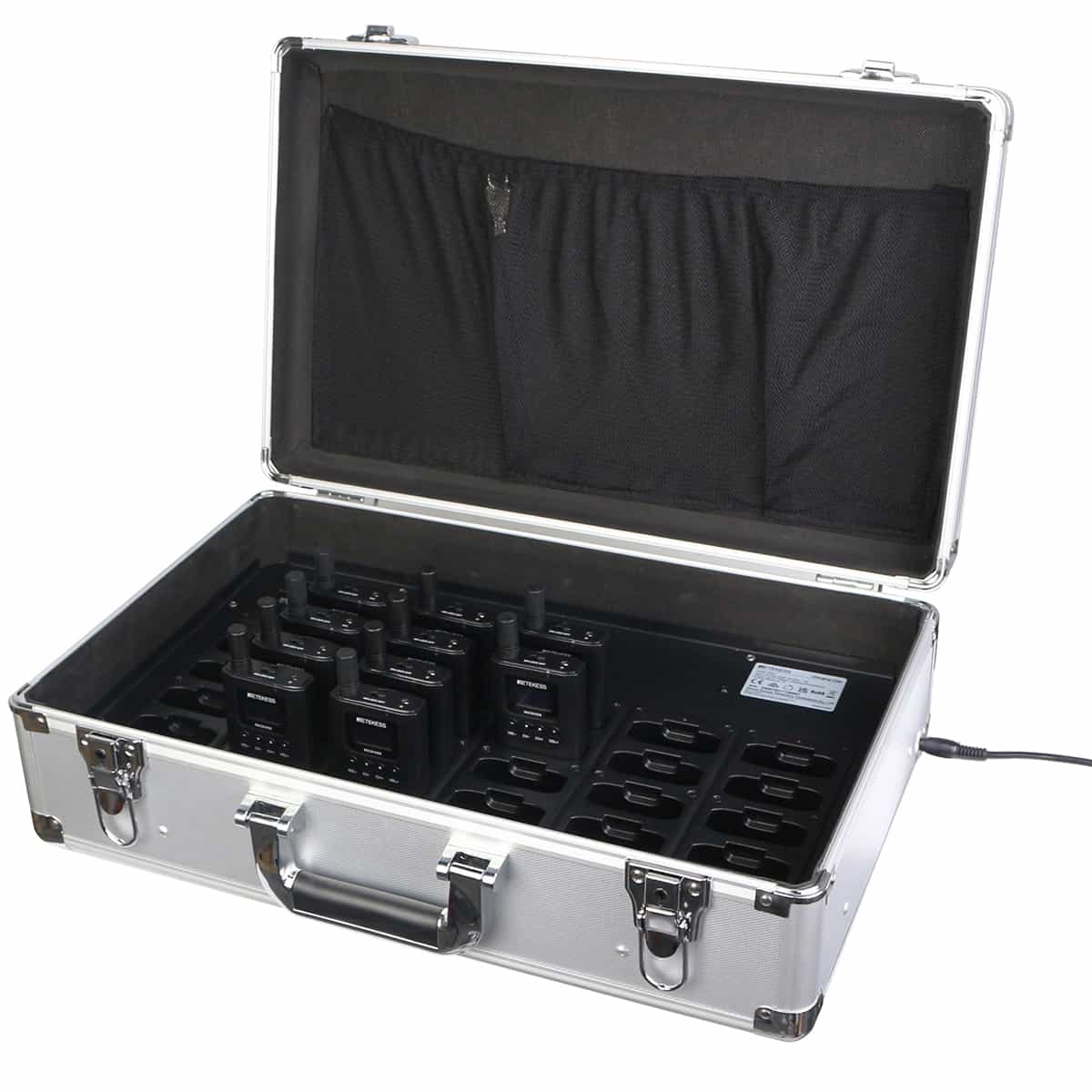 Retekess TT021 Charging Case Portable 32-Slot Storage Case for TT125 Tour Guide System Charging