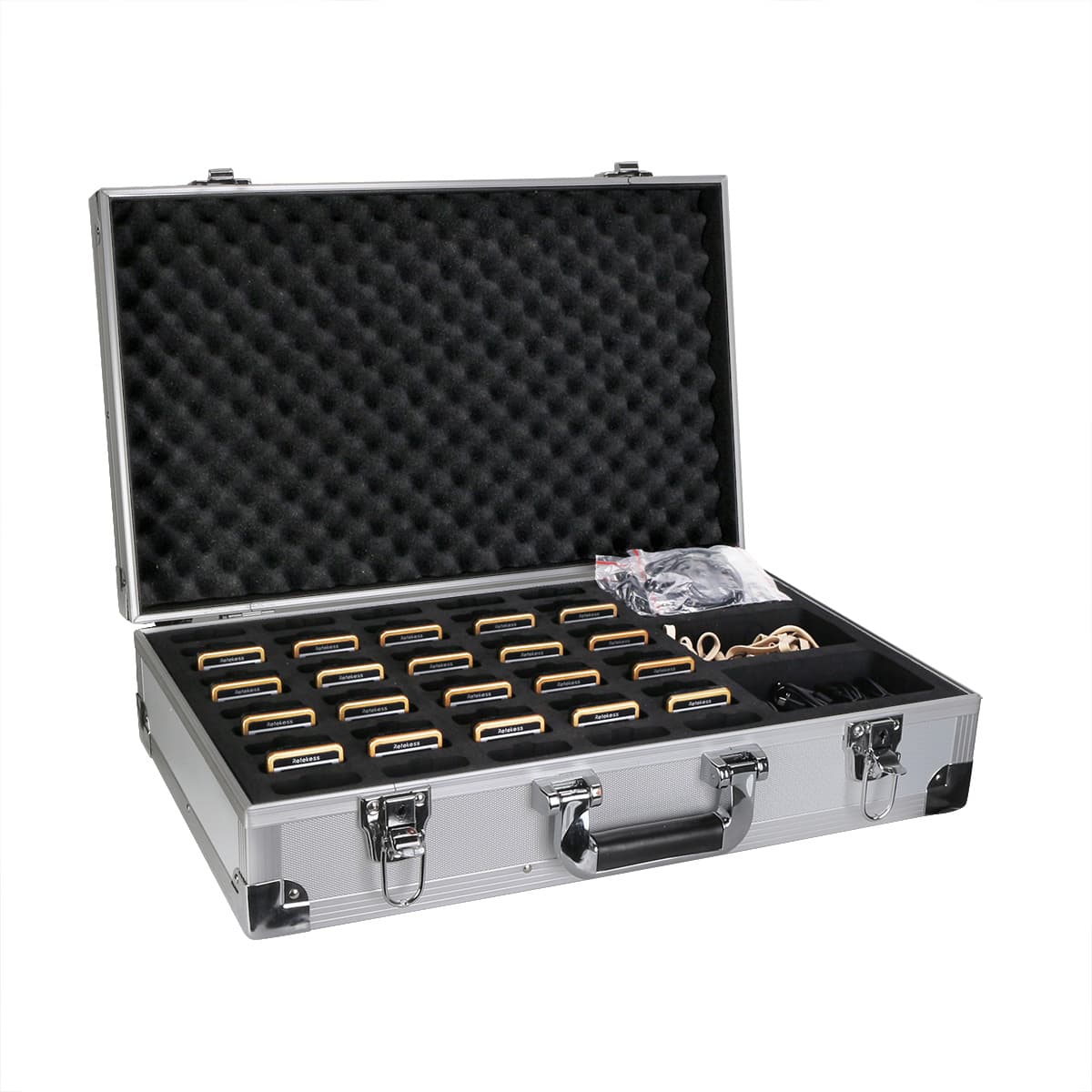 50pcs V112 Pocket AM FM Radio with Carry Case