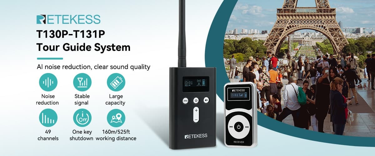 T130P tour guide system transmitter