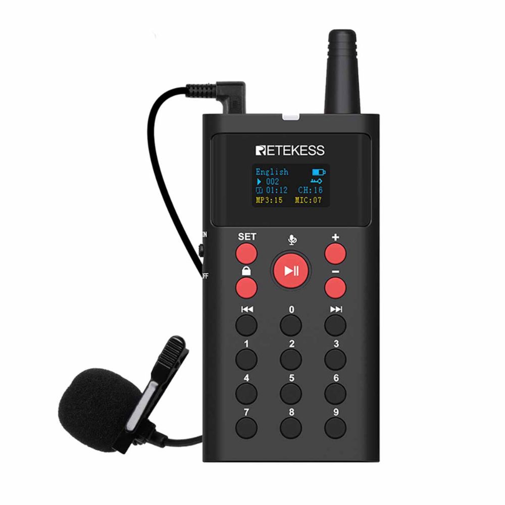 TT127 MP3 Tour Guide System with Binaural Headphones for Tourist Attractions,Museums and Factories