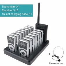 T130P T131P Audio Guide Equipment for Factory Visits, Tourism, Churches, School, Translation Assistance, Conferences, Courts, and Employee Training,etc