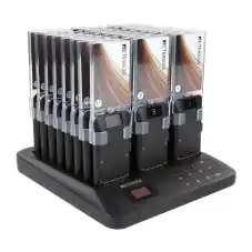 Retekess TD157A Restaurant Buzzer Pager System with 24 Replaceable Pager Advertising Sticker Holders