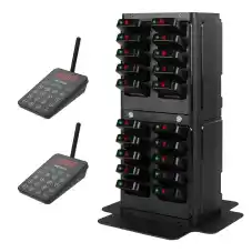 Retekess TD177 Dual Keyboard Paging System for Multi-Zone Calling in Restaurants, Bars, Clubs, Cafes