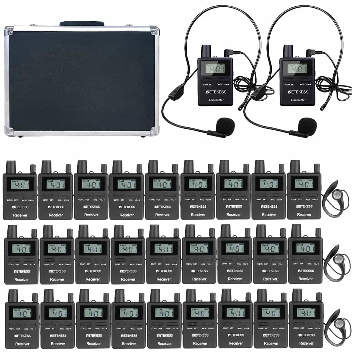 TT109 Long Range Tour Guide Communication System  for Tour, Training, Translation