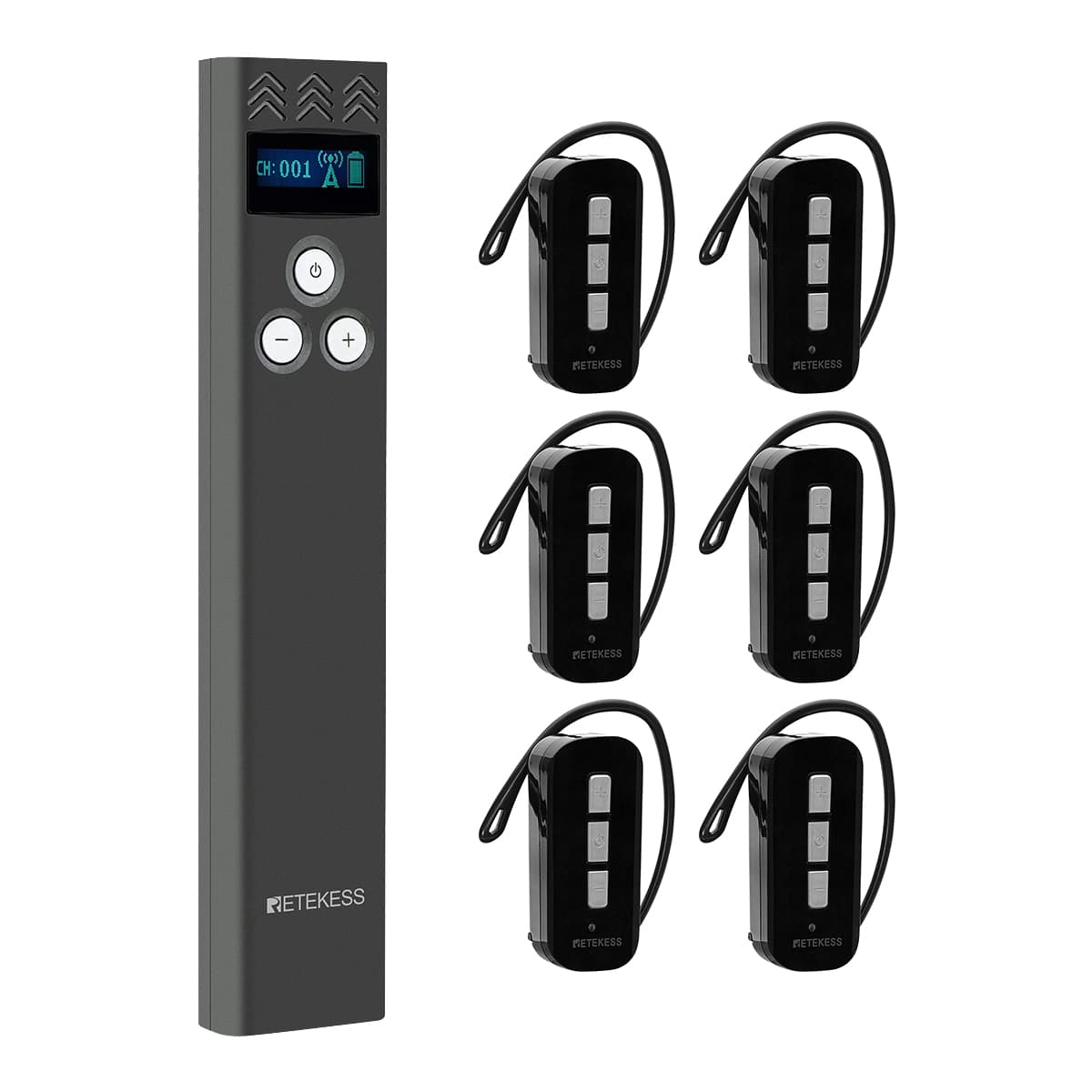 Retekess TT113 TT111 Audio Guide System for Tours and Conferences
