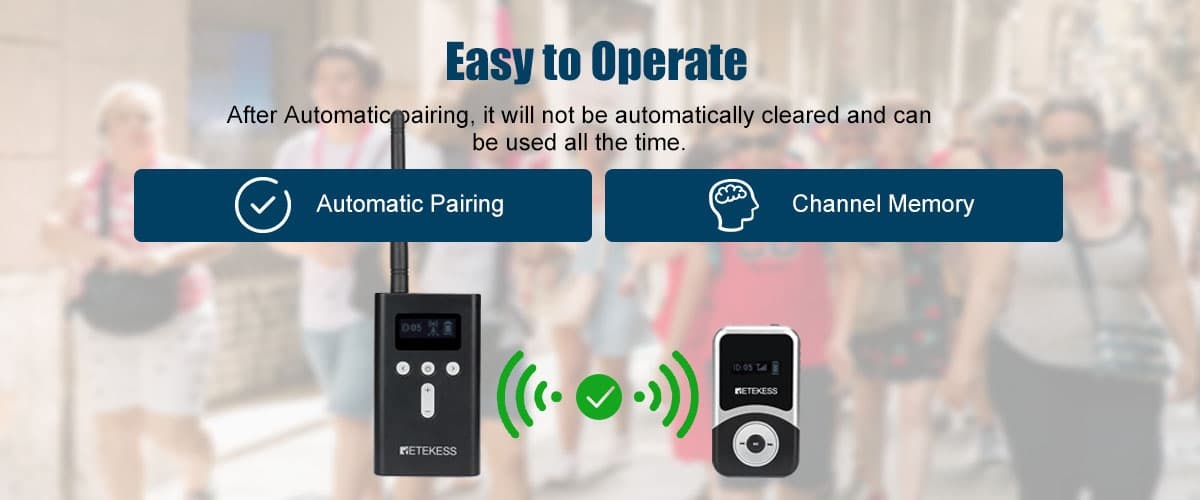 T130S one-way tour guide system easy to operate