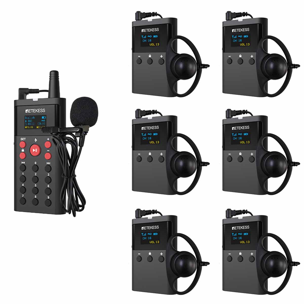 TT127 Tourguide and Audioguide System Supports Pre-recorded Audio and Live Explanations for Guided Tours, Museums and Factories