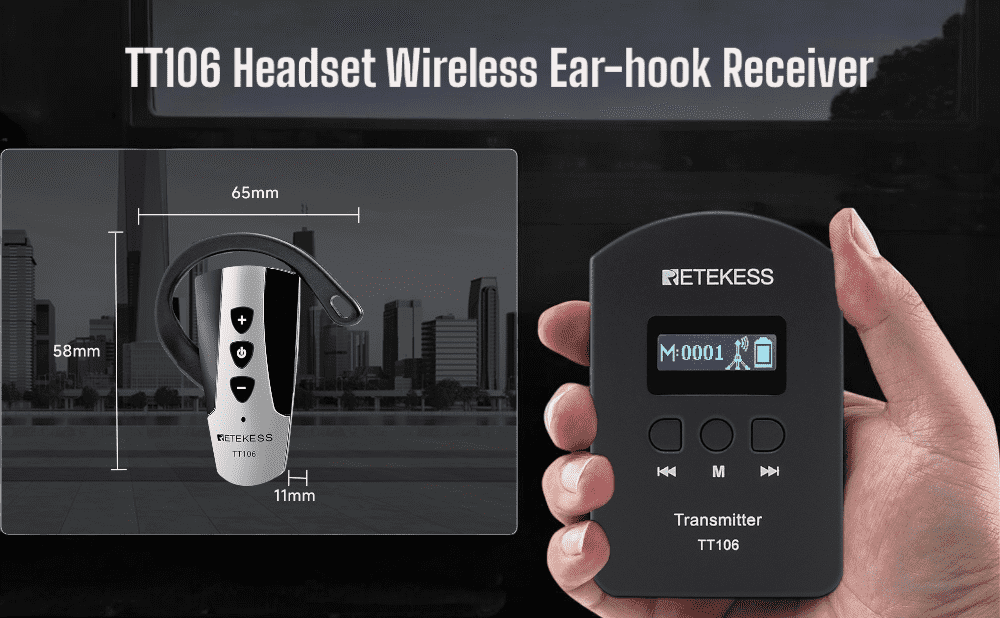 Retekess TT106: The preferred wireless tour guide system for Spanish travel companies, worry-free communication for a team of 200 people