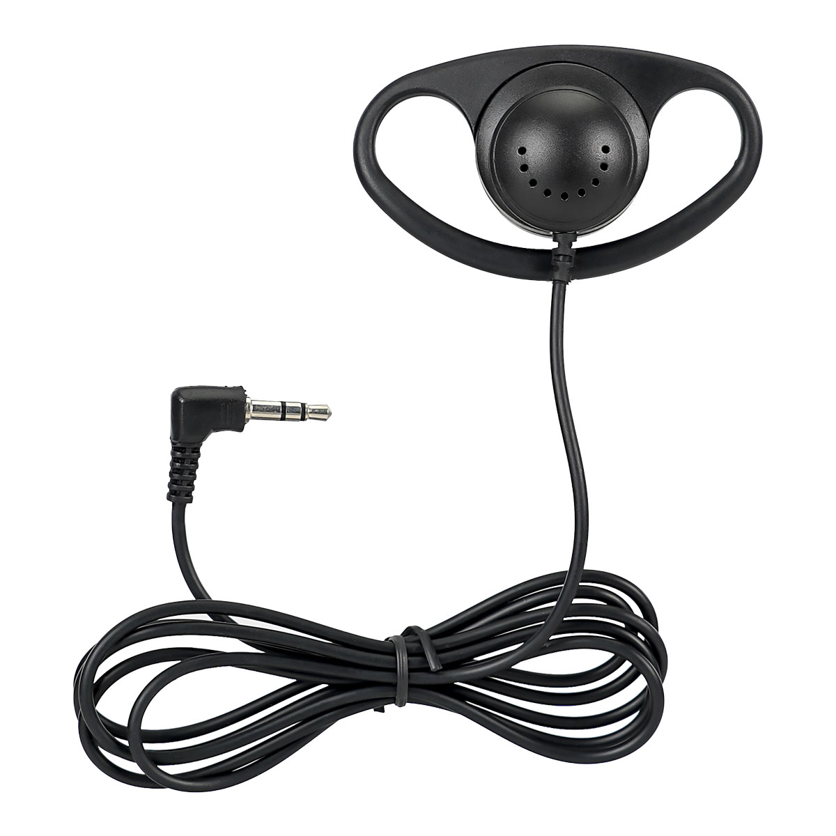 Retekess TT028 3.5mm D Shape Earpiece Headset Single Side Ear Hook Earphone for Tour Guide System Receiver