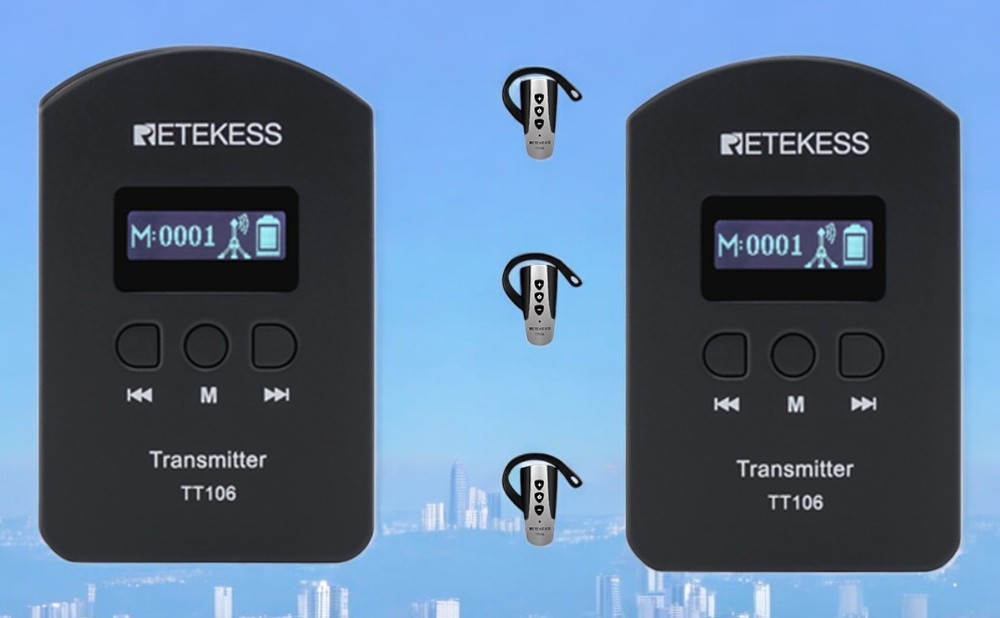 Retekess TT106 Pairing Guide: Easy Wireless Audio with Ear-Hook Receiver Headsets