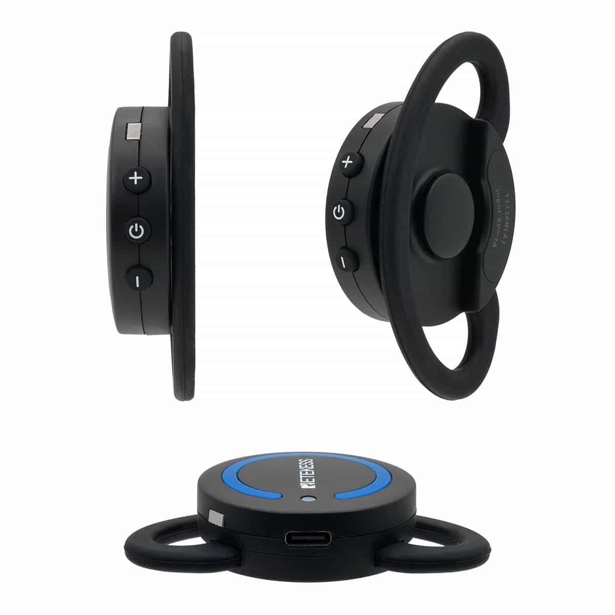 Retekess TT126R Wireless Tour Guide System Earhook Receiver For Travel, Factory Tours, Training, Conferences