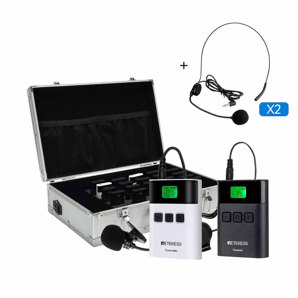 TT122 Tour Guide Interpretation System for Church,School,Multilingual Conferences,Classroom Teaching,and Courtrooms