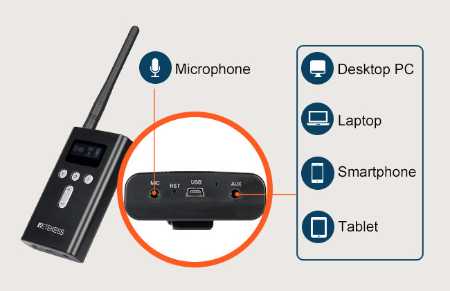 T130S AUX and MIC support