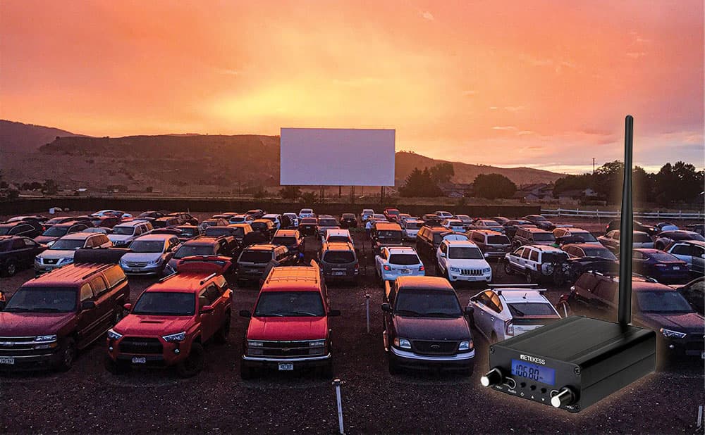 Which Retekess FM Transmitter is Good for Drive-In Movies?