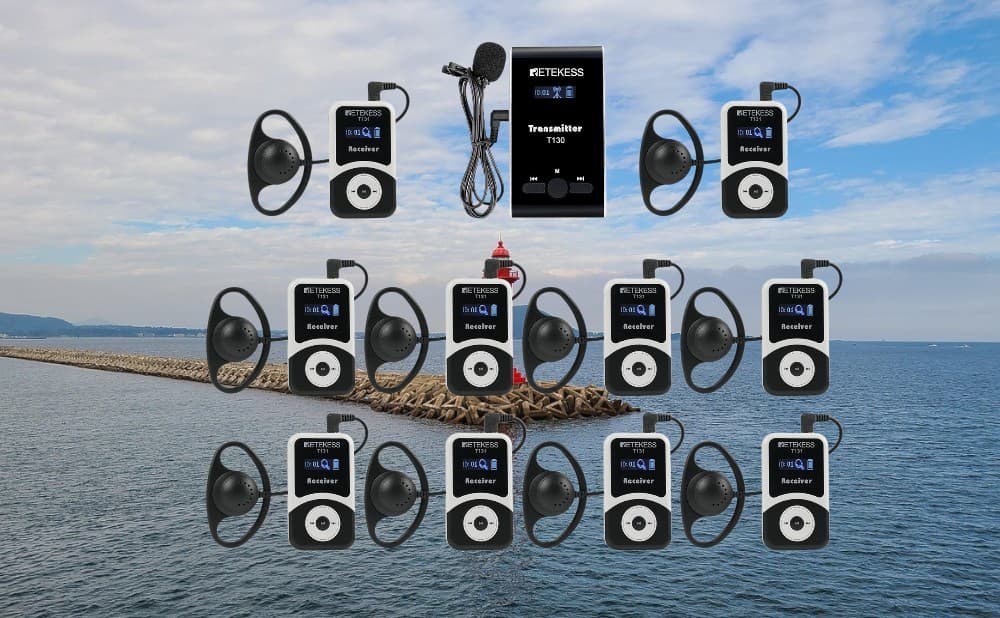 How to use the Wireless ID Setting of the T130 tour guide system