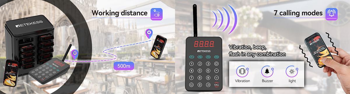 Retekess TD177 paging system