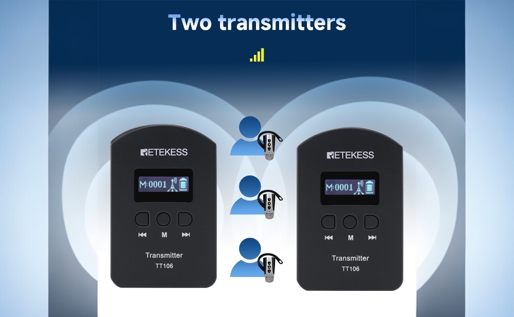 How Retekess TT106 Wireless Tour Guide Headsets and Systems with Dual Transmitter Support Transforms Group Communication Prime Day