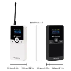 Retekess TT116 Plant Tour Headsets for Plant Tours, Factory Visit, Church & Internal Company Use with 30 Slot Charging Case