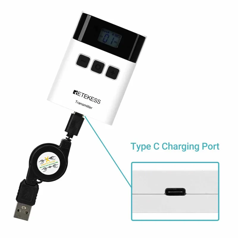 TT122 Tour Guide Interpretation System for Church,School,Multilingual Conferences,Classroom Teaching,and Courtrooms