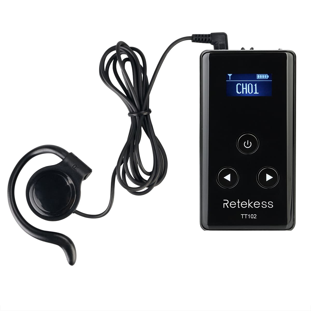 Retekess TT102 195-230MHz Tour Guide System Receiver 