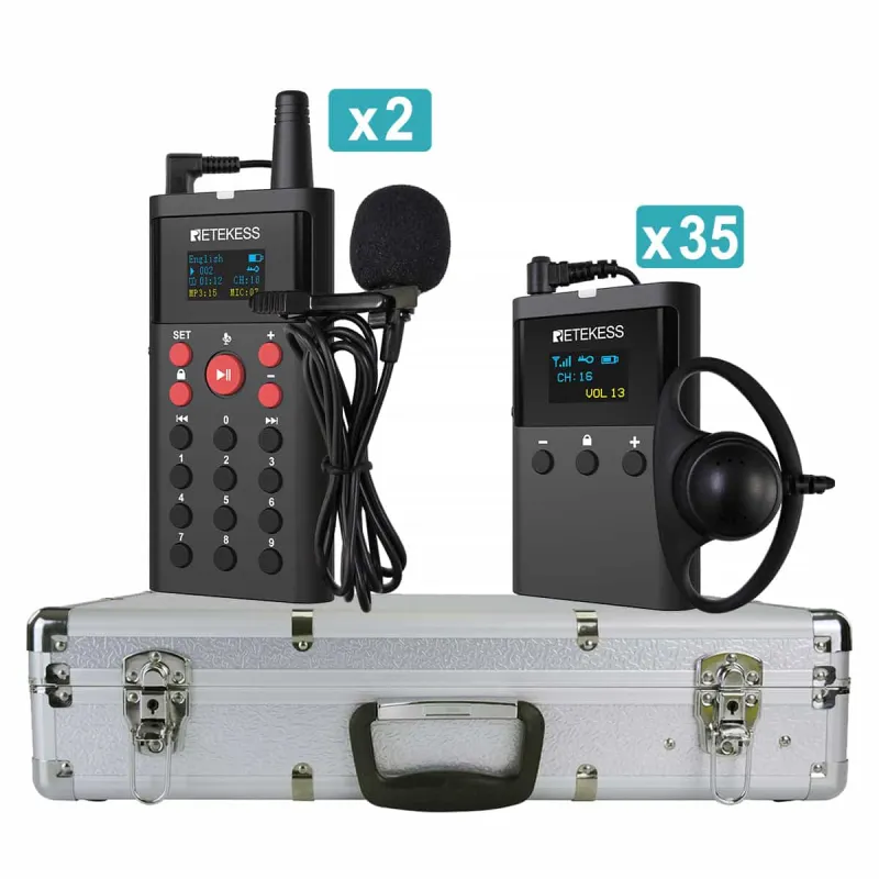 TT127 Wireless Tour Guide System with MP3 Player for Museums, Heritage and Tourism Sites