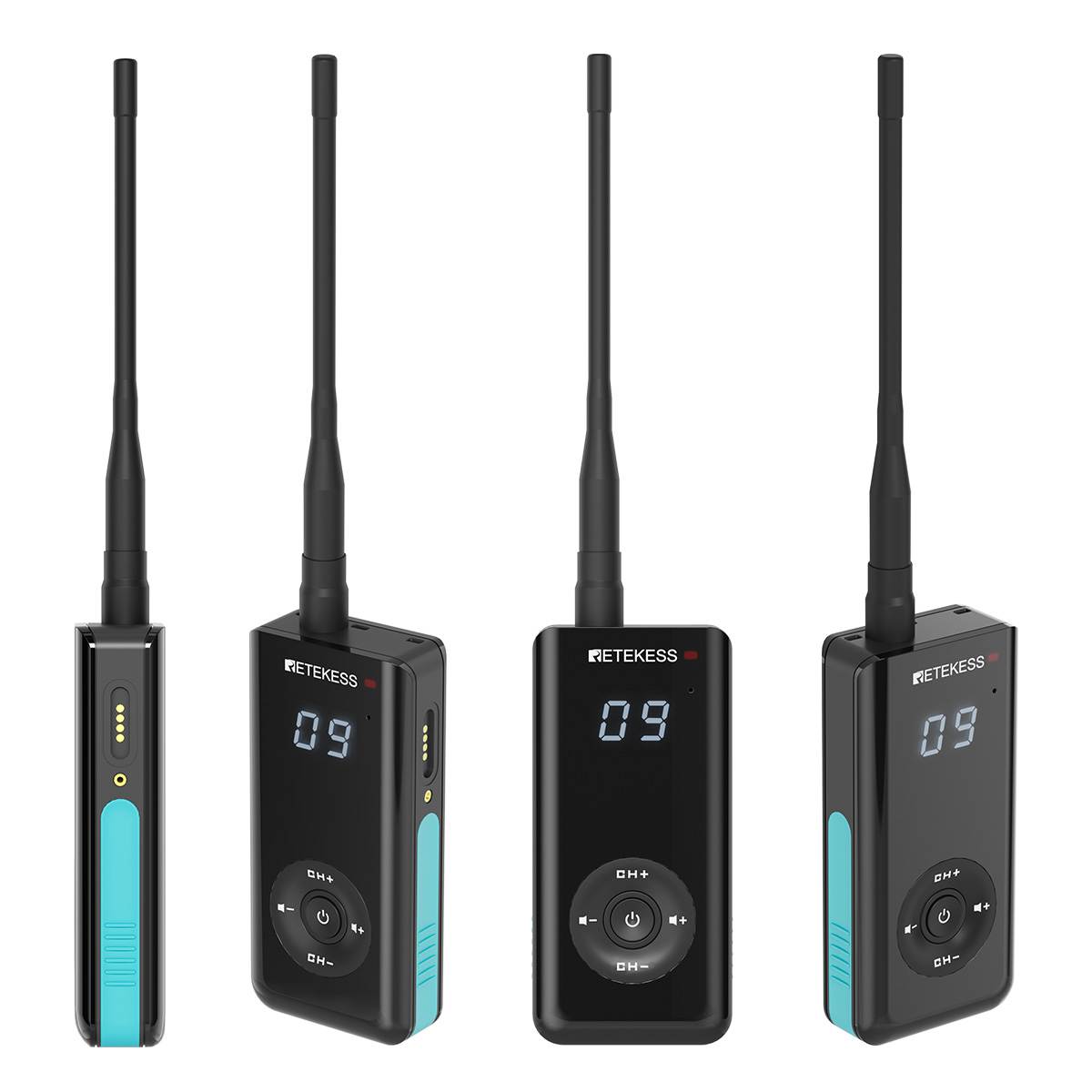 Retekess TT120 Waterproof Tour Guide System IP68 for Kayak Trips, Cruising Tour, Yachting Trip, Sailing Racing, SUP Surfing and Underwater Activity