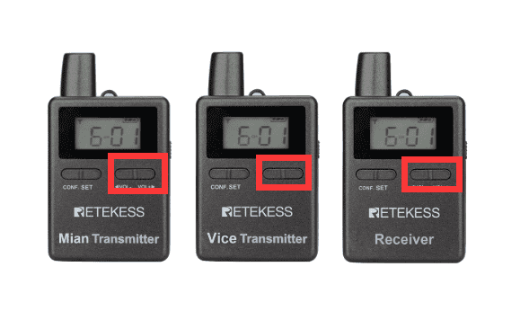 TT109 and TT105 transmitter and receiver