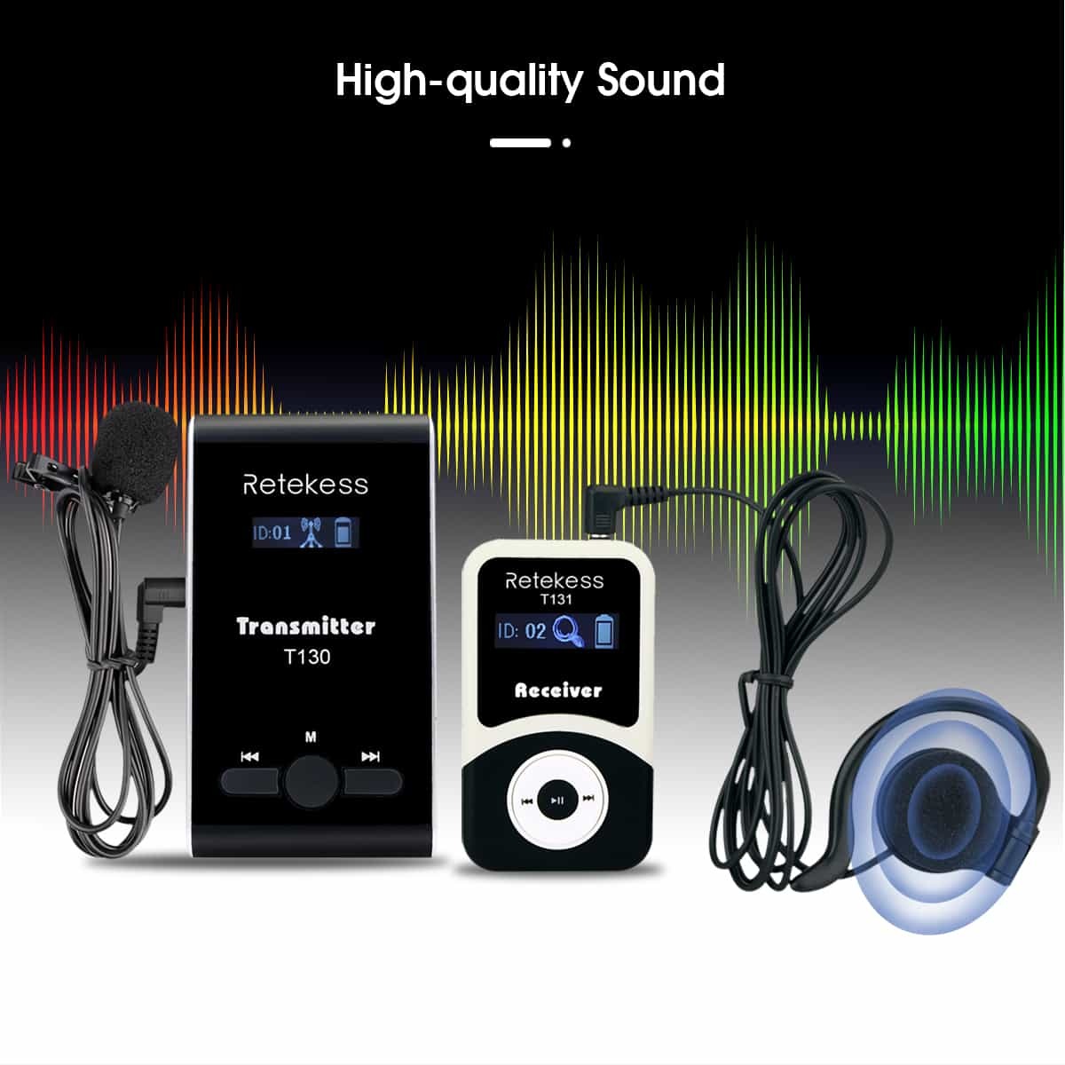 3.5 mm earphone support on wireless receiver