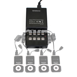 16-port charging base for tour guide microphone system
