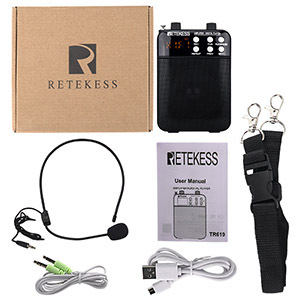 TR6019 detail for voice amplifier Retekess TR6196 Voice amplifiler