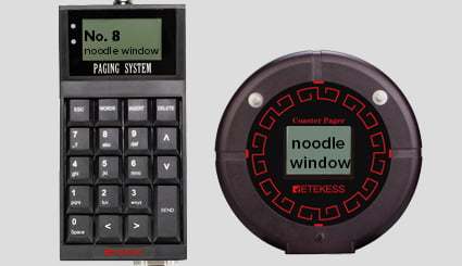 using in food city of TD159 alpha coaster pager using in food city of TD159 alpha coaster pager